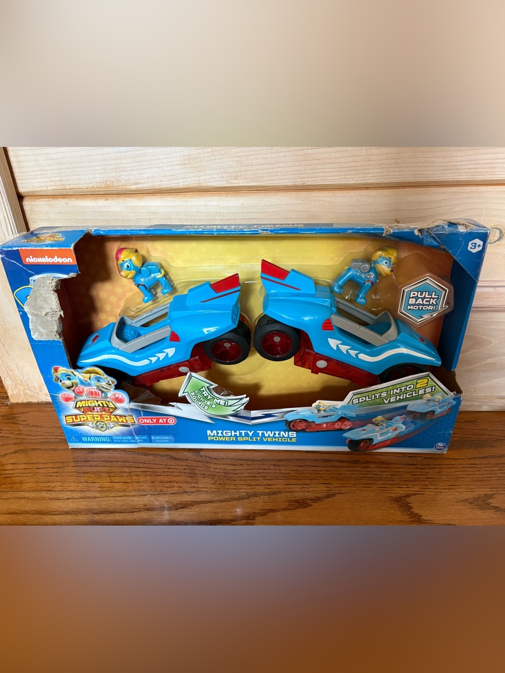 Paw Patrol Mighty Twins Split Vehicle - new in box. RARE!